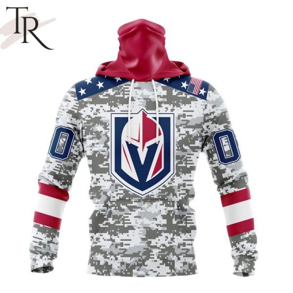 NHL Vegas Golden Knights Special Camo Design For Veterans Day Hoodie