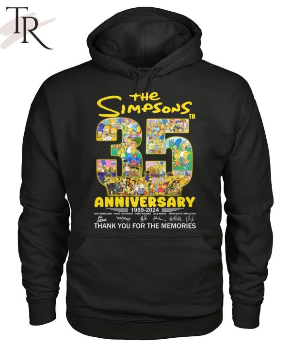 The Simpsons 35th Anniversary 1989 – 2024 Thank You For The Memories Unisex T-Shirt