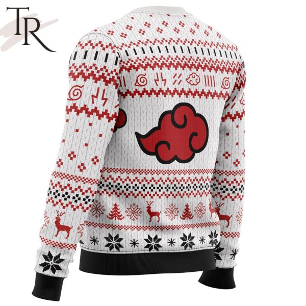 Naruto Ugly Christmas White Sweater – Akatsuki