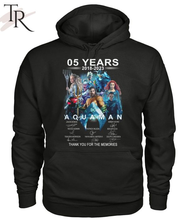 05 Years 2018 – 2023 Aquaman Thank You For The Memories Unisex T-Shirt