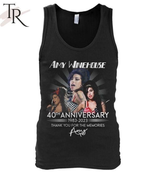 Amy Winehouse 40th Anniversary 1983 – 2023 Thank You For The Memories Unisex T-Shirt