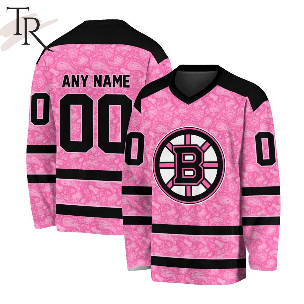 NHL Boston Bruins Specialized Hockey Jersey In Classic Style With