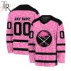 NHL Boston Bruins Special Pink V-neck Long Sleeve