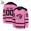 NHL Winnipeg Jets Special Pink V-neck Long Sleeve