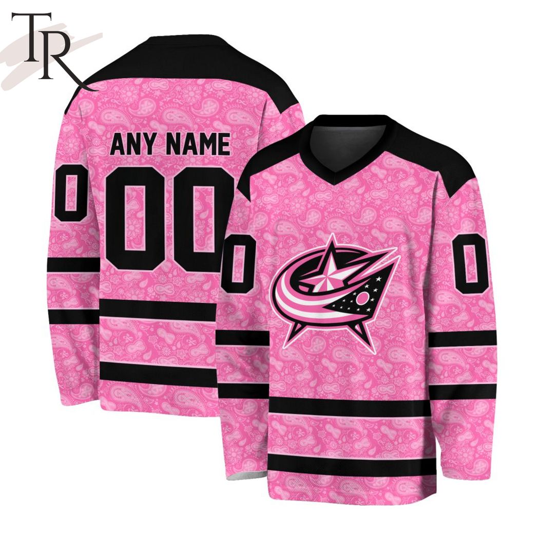 NHL Columbus Blue Jackets Custom Name Number Jersey Halloween Zip