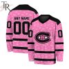 NHL Nashville Predators Special Pink V-neck Long Sleeve