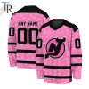 NHL Nashville Predators Special Pink V-neck Long Sleeve