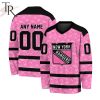 NHL Ottawa Senators Special Pink V-neck Long Sleeve