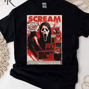 90s Halloween Graphic Tee Ghost Face T-Shirt