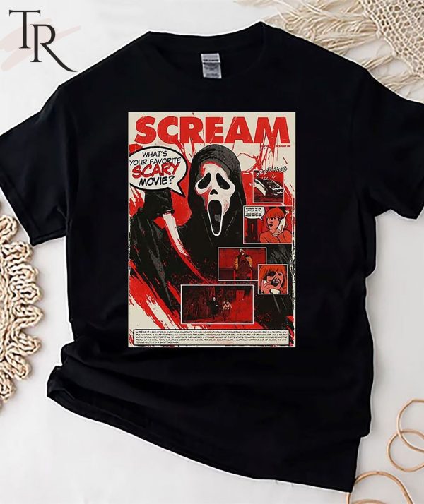 90s Halloween Graphic Tee Ghost Face T-Shirt