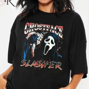 Ghostface Slasher Shirt, Halloween Horror Movie