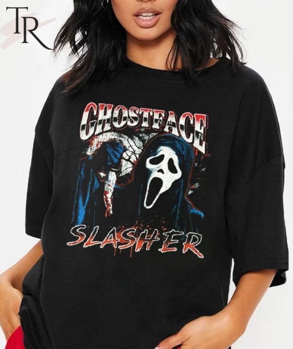 Ghostface Slasher Shirt, Halloween Horror Movie