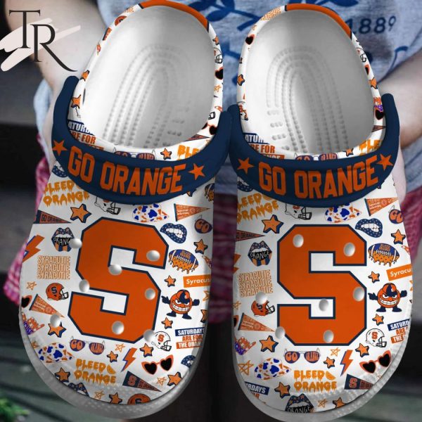 Go Orange Syracutie Bleed Orange Clogs