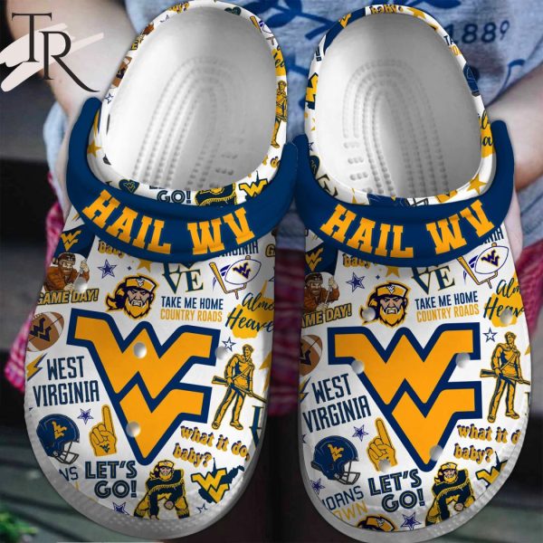 PREMIUM Hail WV Take Me Home Country Roads West Virginia Clogs