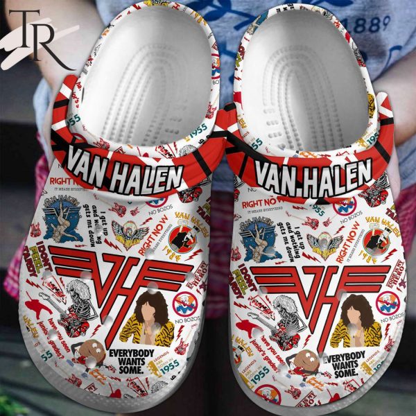 Van Halen Everybody Wants Some Clogs