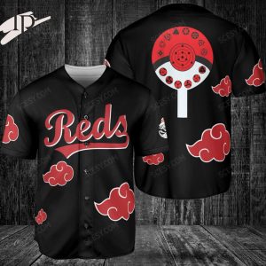 Cincinnati Reds Naruto Anime Akatsuki Baseball Jersey No Piping