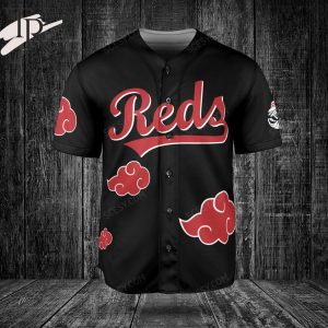 Cincinnati Reds Naruto Anime Akatsuki Baseball Jersey No Piping