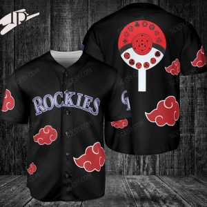 Colorado Rockies Naruto Anime Akatsuki Baseball Jersey No Piping