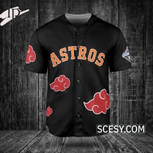 Houston Astros Naruto Anime Akatsuki Baseball Jersey No Piping