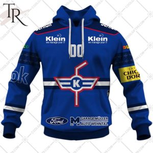 Personalized NL Hockey EHC Kloten Home jersey Style Hoodie