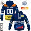 Personalized NL Hockey HC Davos Home jersey Style Hoodie