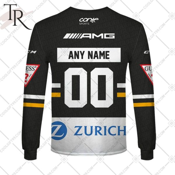 Personalized NL Hockey HC Lugano Home jersey Style Hoodie