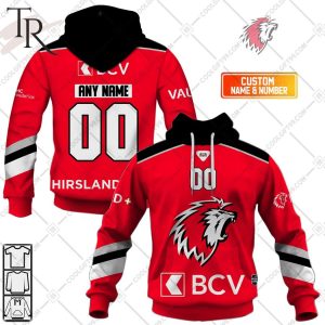 Personalized NL Hockey EHC Kloten Home jersey Style Hoodie