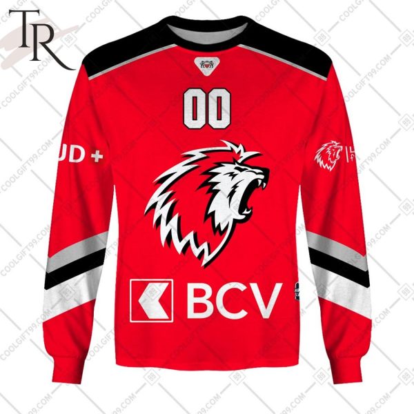 Personalized NL Hockey Lausanne HC Home jersey Style Hoodie