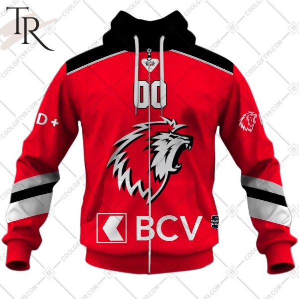 Personalized NL Hockey Lausanne HC Home jersey Style Hoodie