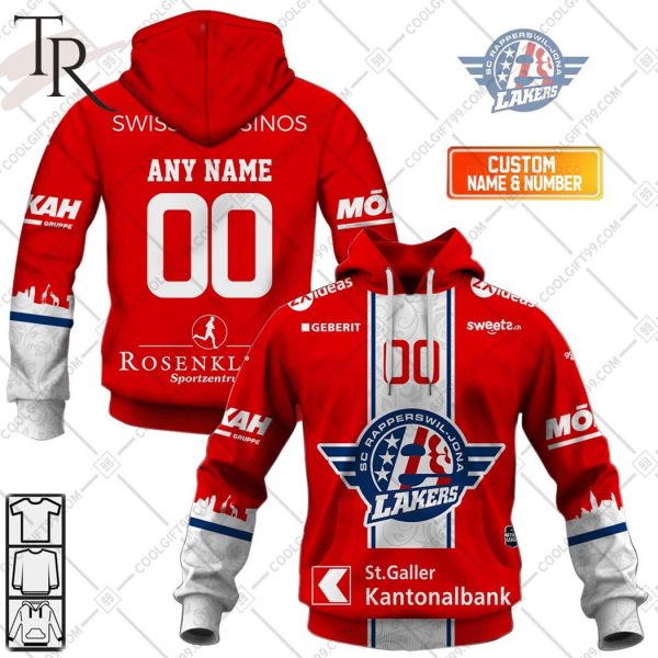 Personalized NL Hockey SCRJ Lakers Home jersey Style Hoodie