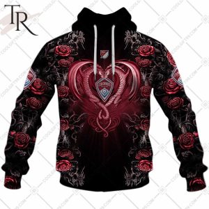 Personalized MLS Colorado Rapids Roses Dragon Couple Hoodie