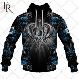 Personalized MLS Minnesota United FC Roses Dragon Couple Hoodie