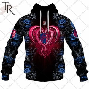 Personalized MLS St. Louis City SC Roses Dragon Couple Hoodie