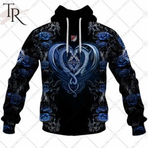 Personalized MLS Vancouver Whitecaps Roses Dragon Couple Hoodie