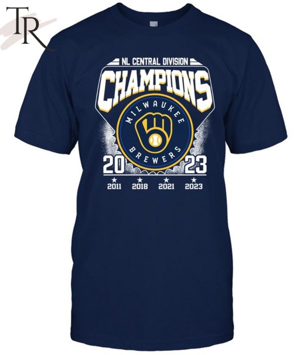 NL Central Divison Champions Milwaukee Brewers 2011 2018 2021 2023 Unisex T-Shirt