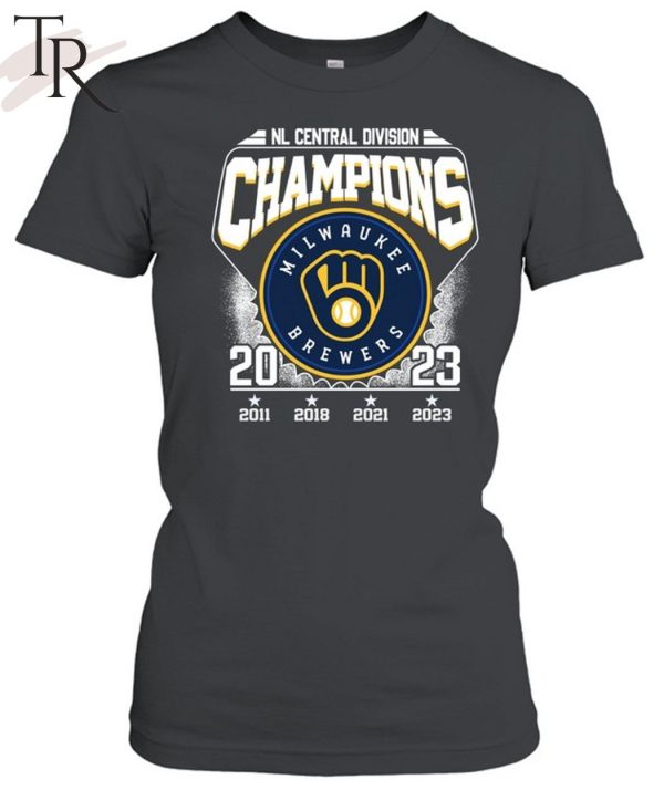 NL Central Divison Champions Milwaukee Brewers 2011 2018 2021 2023 Unisex T-Shirt