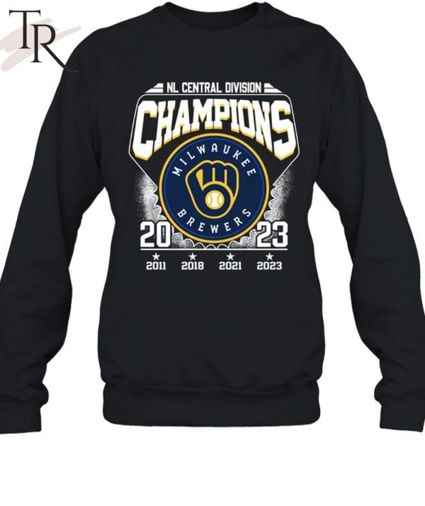 NL Central Divison Champions Milwaukee Brewers 2011 2018 2021 2023 Unisex T-Shirt