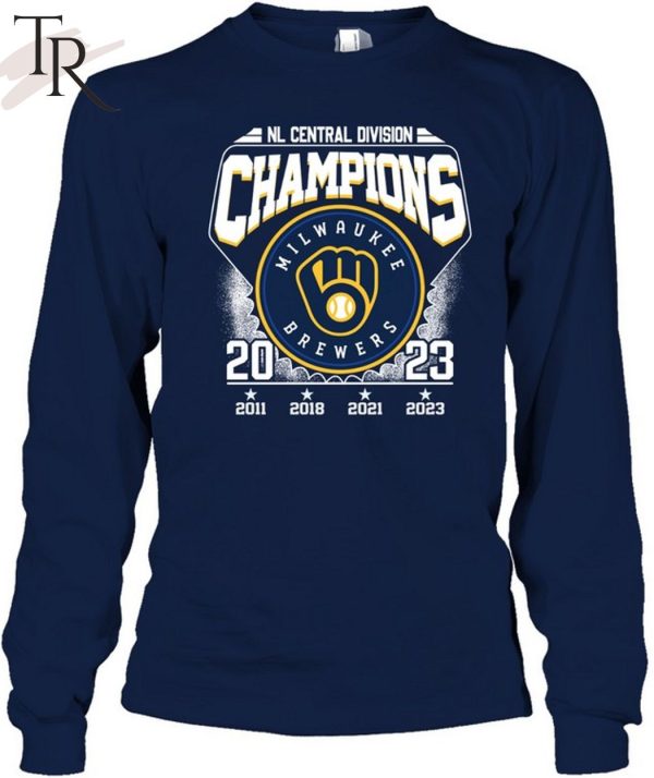 NL Central Divison Champions Milwaukee Brewers 2011 2018 2021 2023 Unisex T-Shirt