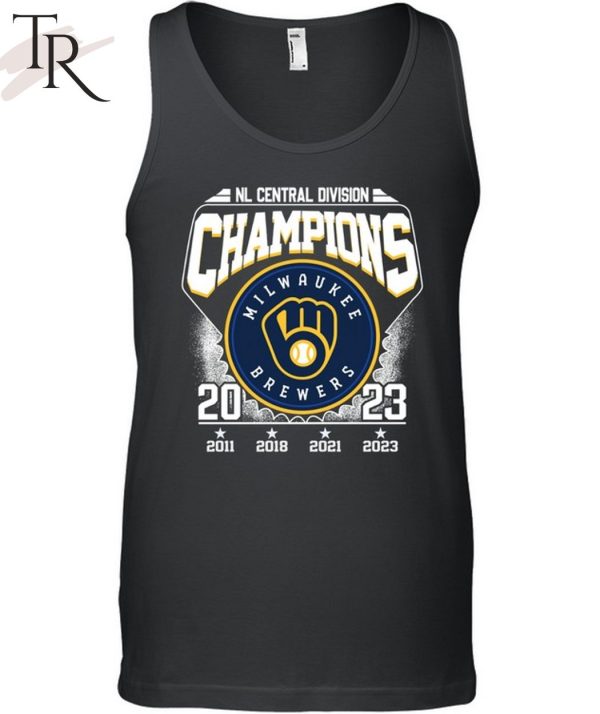 NL Central Divison Champions Milwaukee Brewers 2011 2018 2021 2023 Unisex T-Shirt