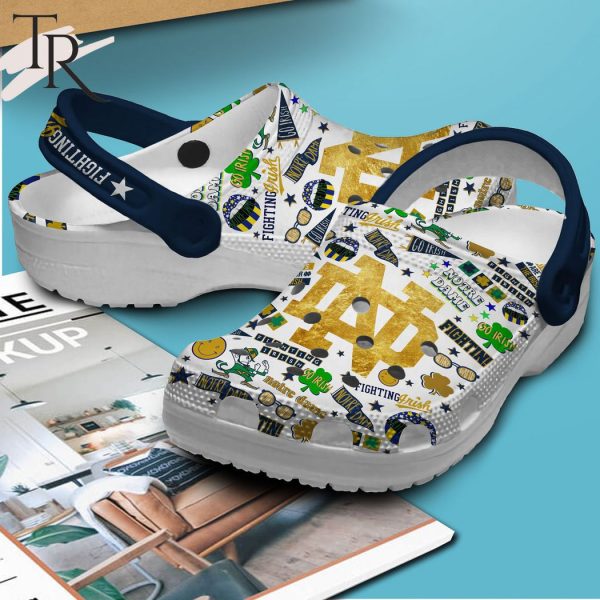 PREMIUM Fighting Irish Notre Dame Clogs