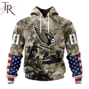 Personalized NFL Arizona Cardinals Special Salute To Service Design Hoodie