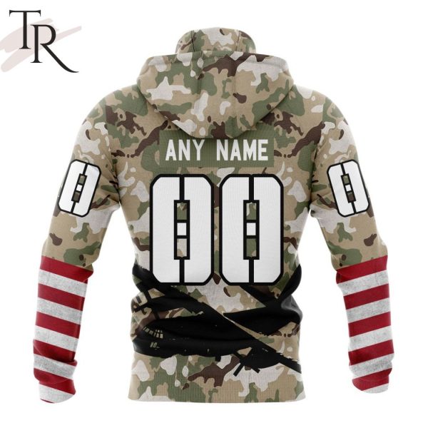 Personalized NFL Atlanta Falcons Special Salute To Service Design Hoodie