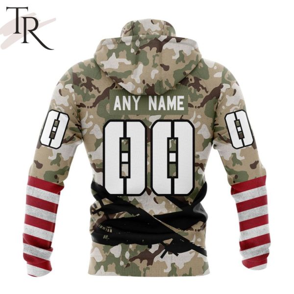 Personalized NFL Baltimore Ravens Special Salute To Service Design Hoodie