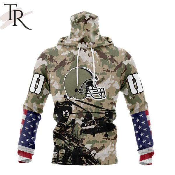 Personalized NFL Cleveland Browns Special Salute To Service Design Hoodie