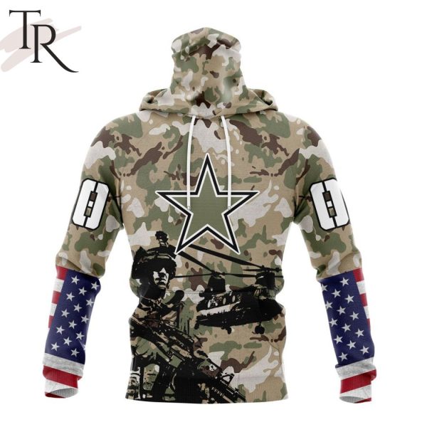 Dallas cowboys hot sale army hoodie