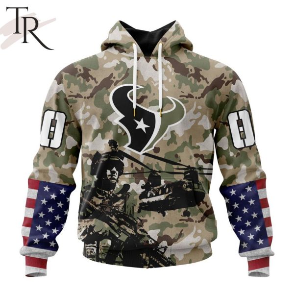 Personalized NFL Houston Texans Special Salute To Service Design Hoodie