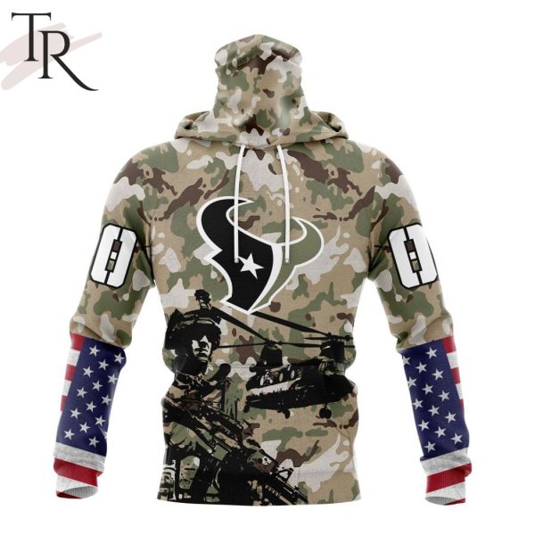 Personalized NFL Houston Texans Special Salute To Service Design Hoodie