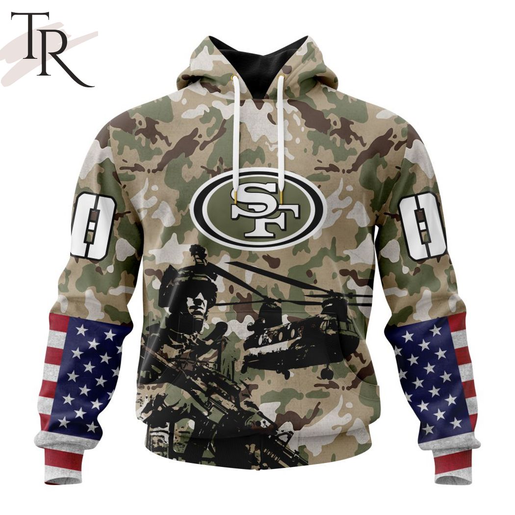 Personalized NFL San Francisco 49ers Special Salute To Service