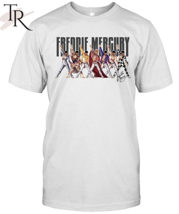 Freddie Mercury Dancing Signature Unisex T-Shirt