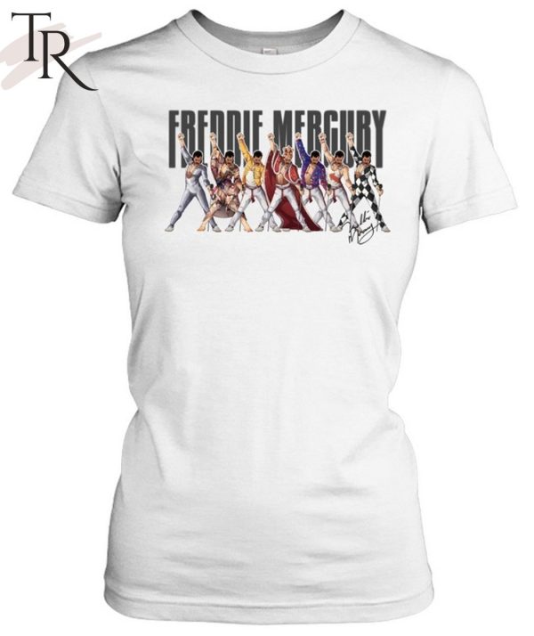 Freddie Mercury Dancing Signature Unisex T-Shirt